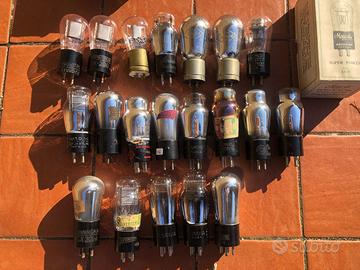 21 Valvole triodi americani radio anni 20 balloon