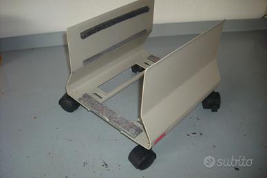 CARRELLO PORTA CASE COMPUTER PC DESKTOP CON RUOTE
