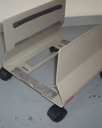 CARRELLO PORTA CASE COMPUTER PC DESKTOP CON RUOTE