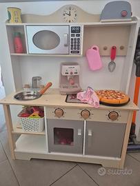 cucina giocattolo in legno 