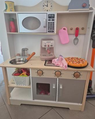 cucina giocattolo in legno 