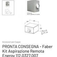 kit aspirazione cappa faber 