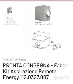 kit aspirazione cappa faber 