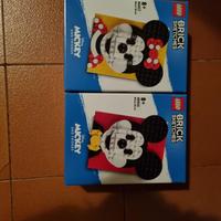 lego topolino e topolina (minnie) 40457 e 40456 