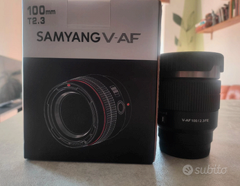 Samyang V-AF 100mm T2.3 per Sony FE
