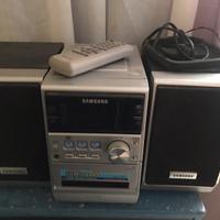 Samsung lettore cd radio e cassette