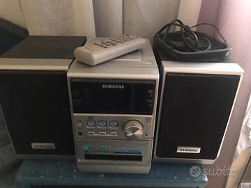 Samsung lettore cd radio e cassette