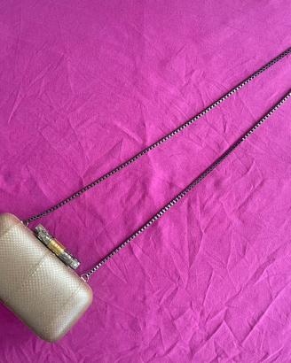 Hoss Intropia clutch in pelle di serpente