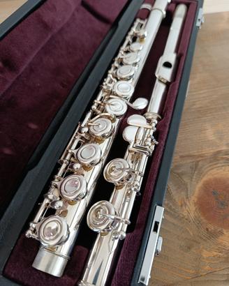 Yamaha YFL412FlautoTestata e corpo in  Argento