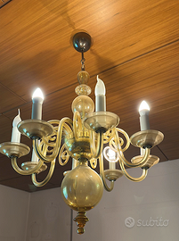 Lampadario PRECIOSA 8 luci in vetro soffiato
