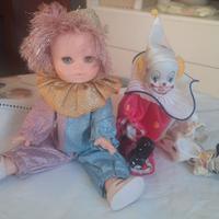 Bambolina e pierrot vintage