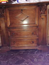 Mobile in legno porta TV televisore con cassetti