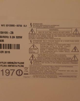 TV LG 55EG910V – Guasta / Per pezzi di ricambio