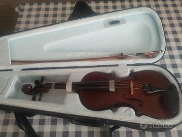 violino con custodia 