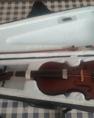 violino con custodia 