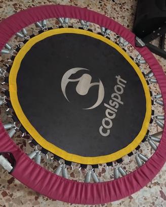 Coal sport trampolino elastico fitness fucsia 115 