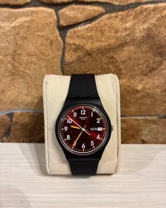 Orologio swatch - quadrante bordeaux