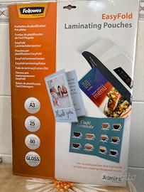 Buste plastificazione A3 Fellowes EasyFold (25 pz)