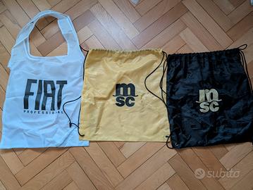 Zainetti a sacca e borsa