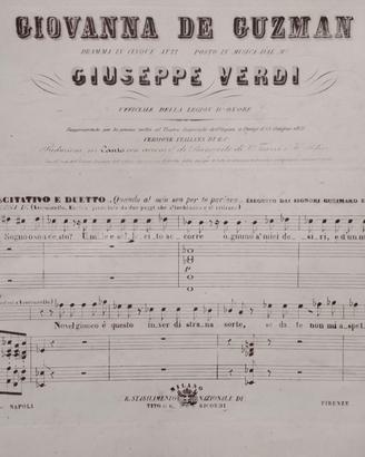 spartiti 1800 lirica,opera etc