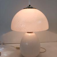 Lampada vintage in vetro a fungo