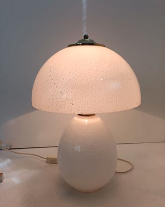 Lampada vintage in vetro a fungo