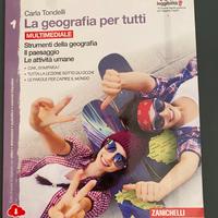 libri “la geografia per tutti” per scuole medie”