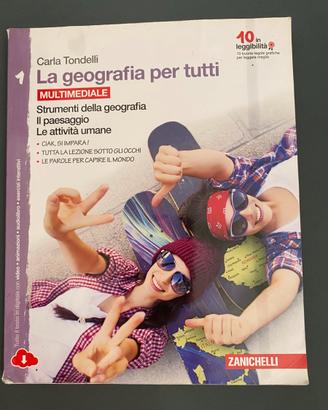 libri “la geografia per tutti” per scuole medie”