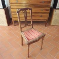 N.2 sedie in legno antiche, primi 1900