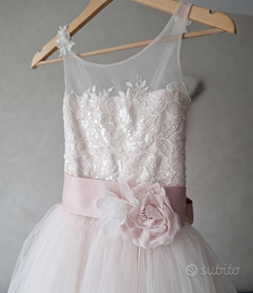 Splendido Vestito Comunione Bambina 9-10 Anni – Sa