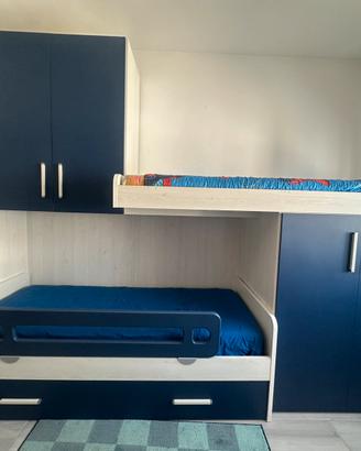 Cameretta con 3 posizione letto