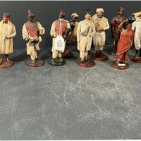 14 statuette antiche parte in terra cotta carta pe