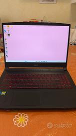 MSI KATAN GF66-i7 12ª generazione