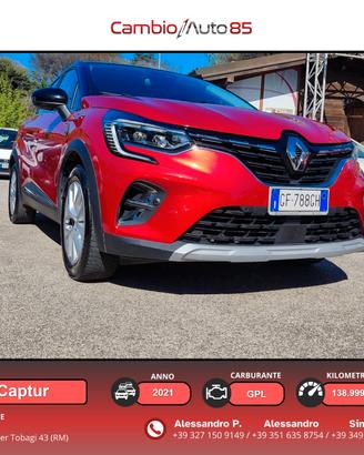 Renault Captur TCe 100 CV GPL FAP Intens
