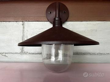N. 2 LAMPADE "INDUSTRIAL" da esterno -NUOVE-