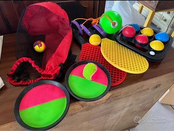 Giochi per bambini il tutto con apposita sacca