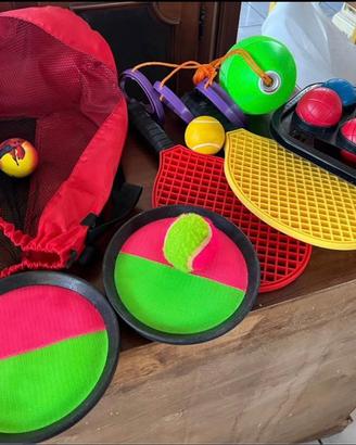 Giochi per bambini il tutto con apposita sacca