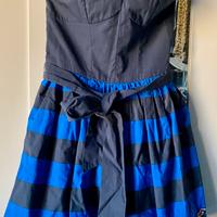 Mini abito Hollister a righe blu tg S