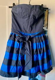 Mini abito Hollister a righe blu tg S