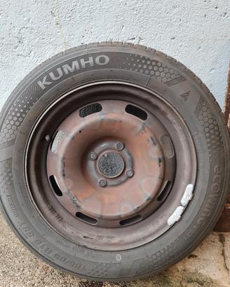 set cerchi + gomme 185 65 15 