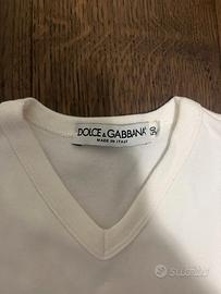 maglietta collo V dolce Gabbana