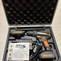 WORX avvitatore 16 volt con accessori e valigia