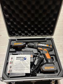 WORX avvitatore 16 volt con accessori e valigia