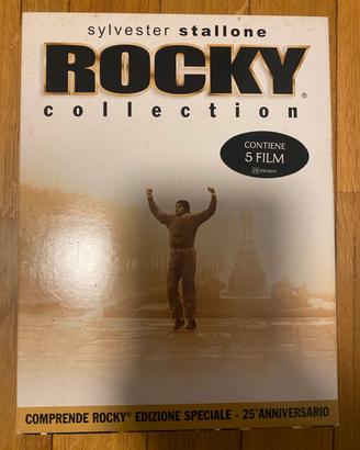 Cofanetto 5 DVD Rocky collection 25 anniversario