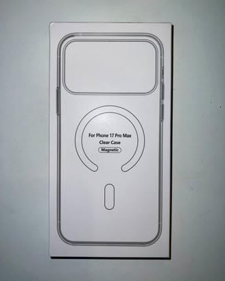 Cover iPhone 17 pro max trasparente MagSafe