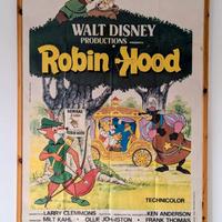 Manifesto Originale Disney "Robin Hood" (1974)