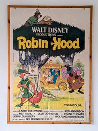 Manifesto Originale Disney "Robin Hood" (1974)