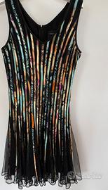 Vestito plissettato in viscosa