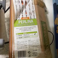 Tenda perlina Bronzo/ cristal /cognac