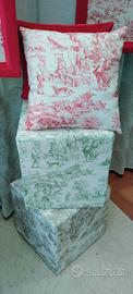 Cubi design Toile de Jouy 